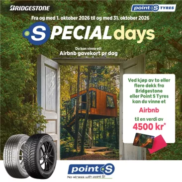 Special Days Bridgestone Point S Tyres