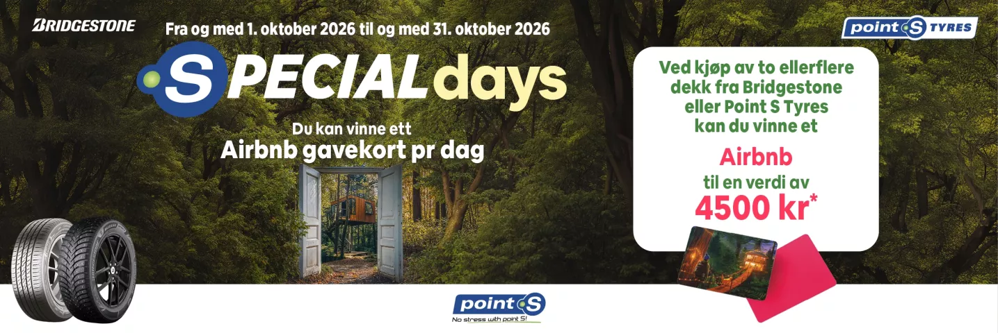 Special Days Bridgestone Point S Tyres